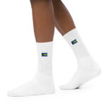 Flag Embroidered socks