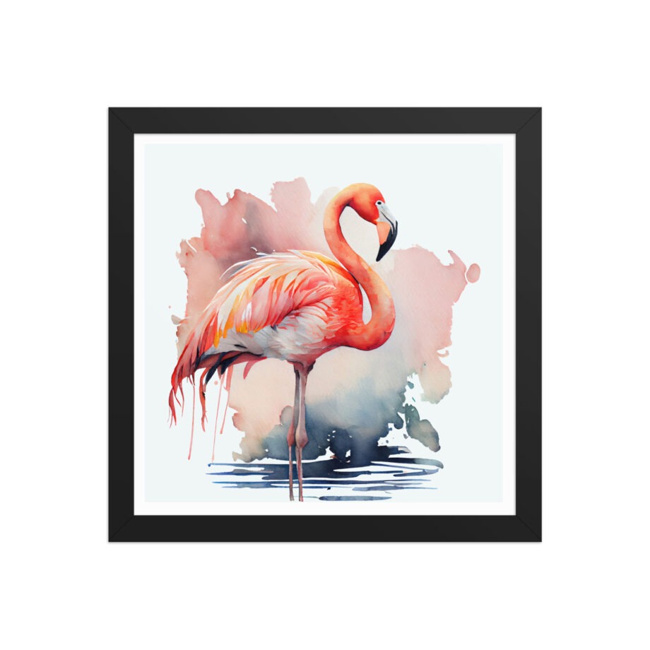 Flamingo Framed poster