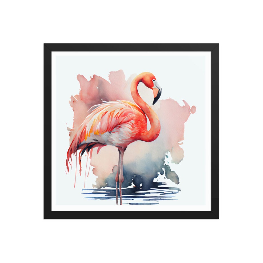 Flamingo Framed poster