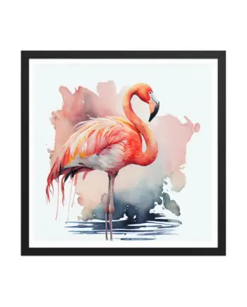 Flamingo Framed poster