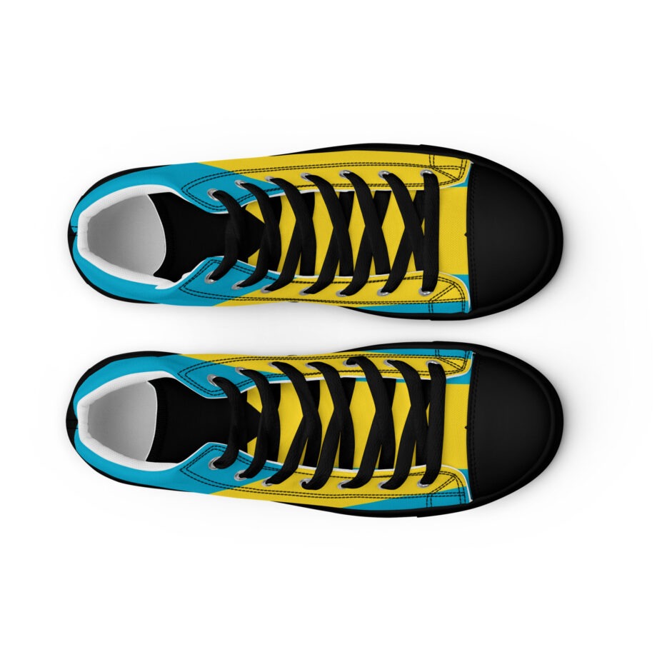Men’s high top canvas shoes