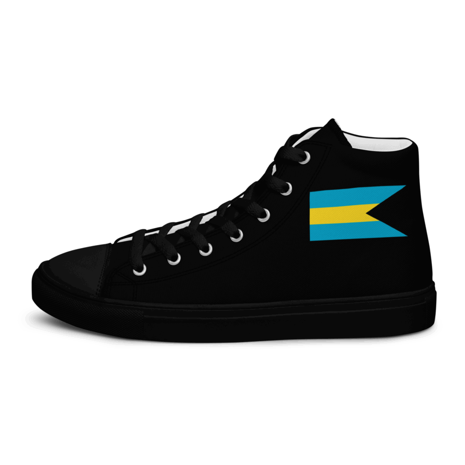Men’s high top canvas shoes