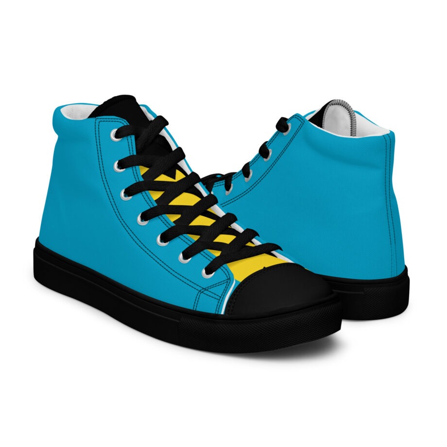 Men’s high top canvas shoes