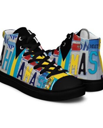 Men’s high top canvas shoes