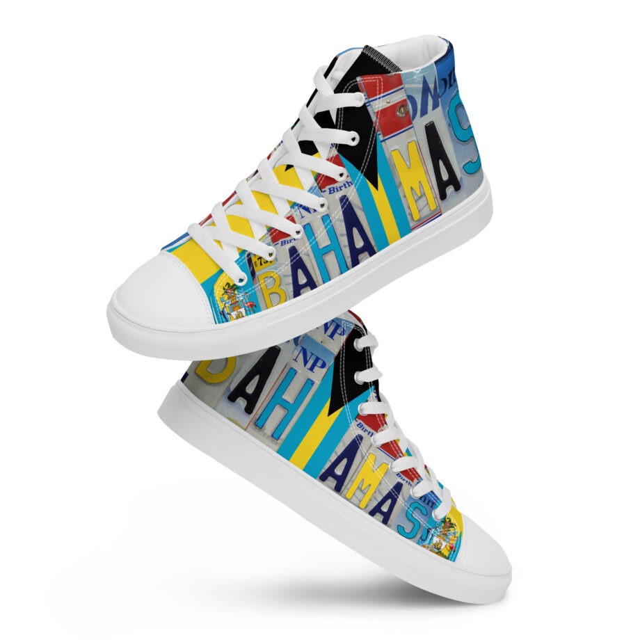 Men’s high top canvas shoes