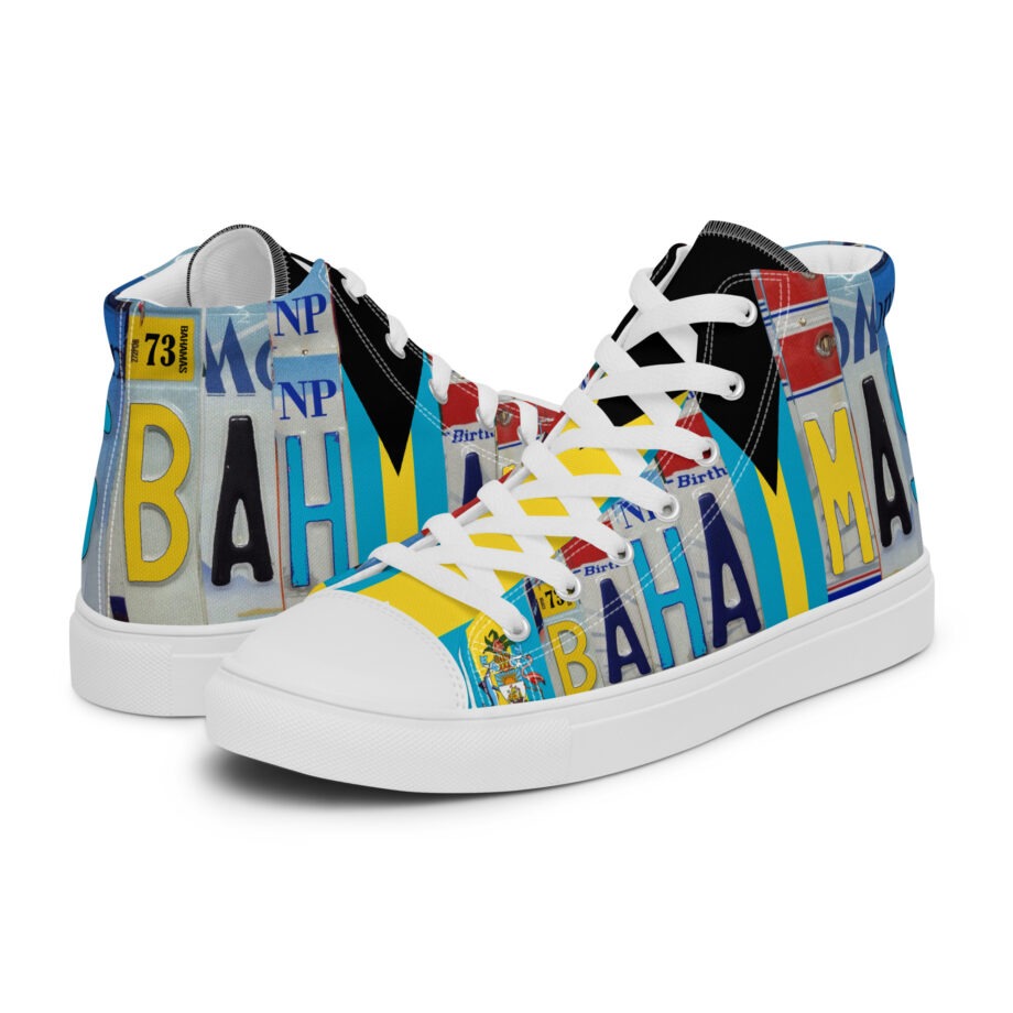 Men’s high top canvas shoes