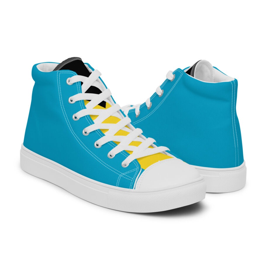 Men’s high top canvas shoes