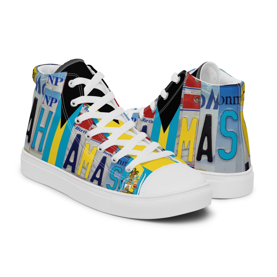 Men’s high top canvas shoes