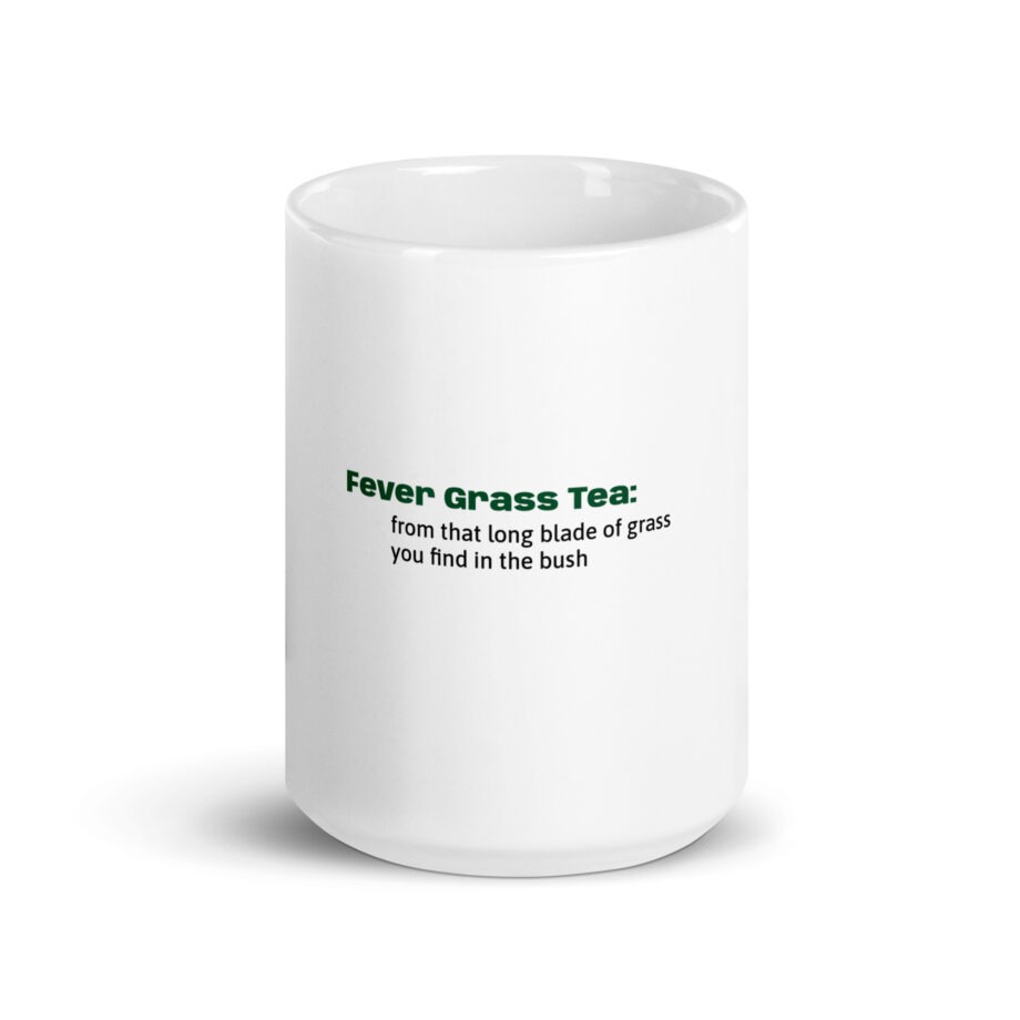 White glossy mug