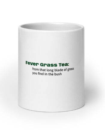 White glossy mug