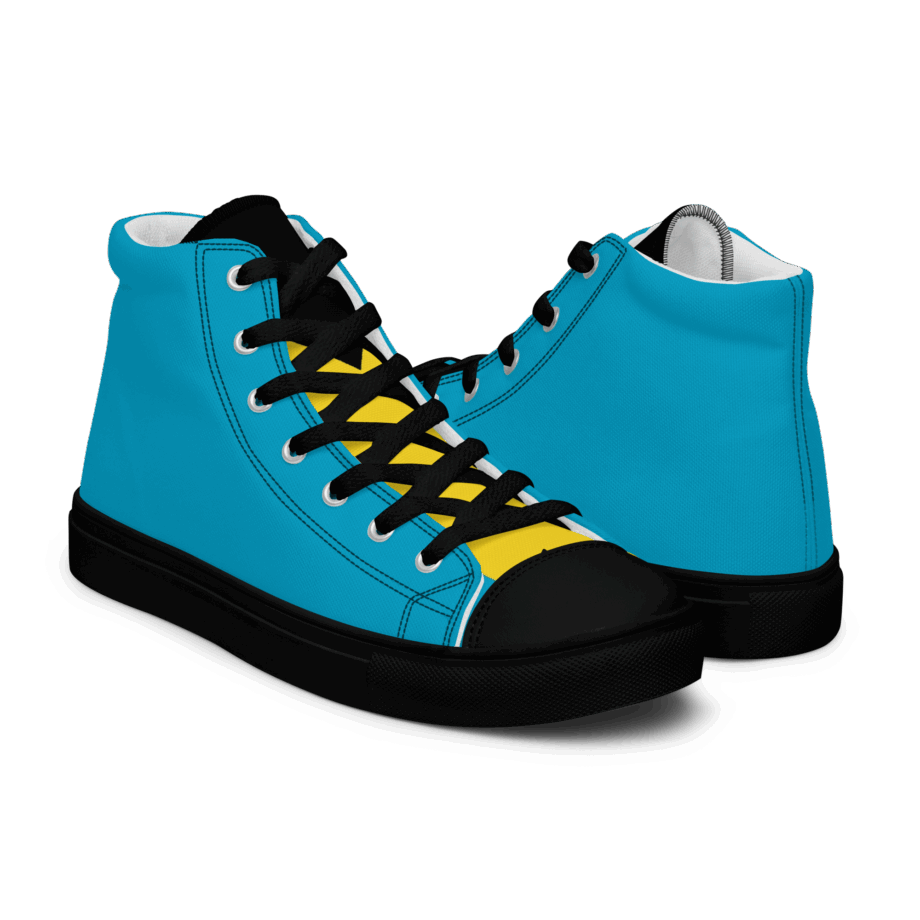 Women’s high top canvas shoes
