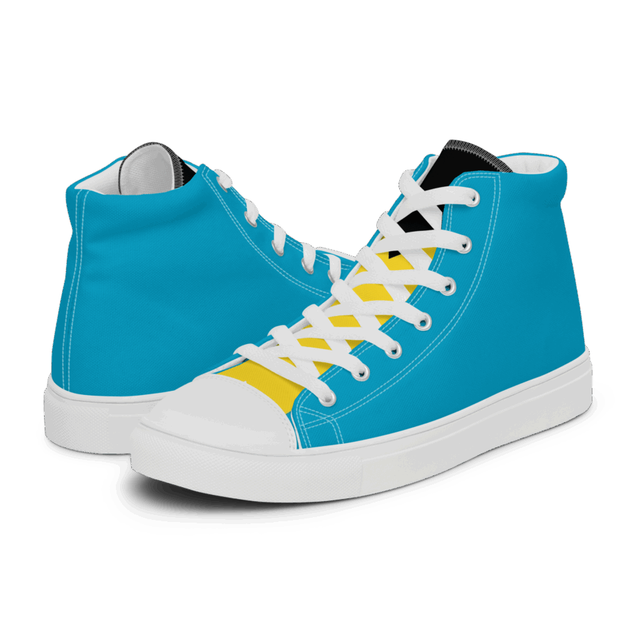 Women’s high top canvas shoes