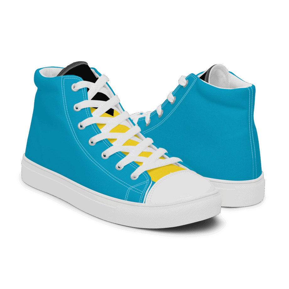 Women’s high top canvas shoes